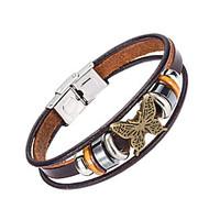 mens leather bracelet jewelry natural fashion leather alloy irregular  ...