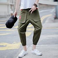 mens mid rise inelastic chinos pants simple loose straight solid