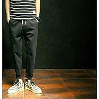 mens low rise inelastic chinos pants simple slim solid