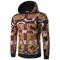 mens casualdaily hoodie striped v neck micro elastic cotton long sleev ...