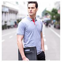 mens work simple shirt solid square neck long sleeve blue red white gr ...