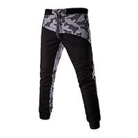 mens mid rise strenchy sweatpants pants active loose slim striped