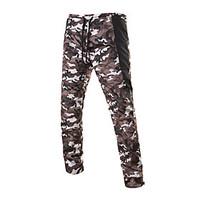 Men\'s Mid Rise strenchy Chinos Sweatpants Pants, Active Loose Straight Camouflage