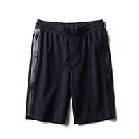 mens mid rise micro elastic shorts pants active relaxed solid