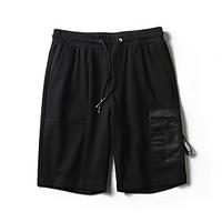 mens mid rise strenchy shorts pants active relaxed print