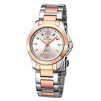 megir mens business casual seashells stainless steel watch