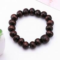 Men\'s Strand Bracelet Jewelry Natural Fashion Wood Irregular Jewelry For Special Occasion Gift Sports 1pc