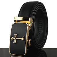 Men\'s Genuine Leather Waist Belt Fashion/Business/Dress/Casual Light Brown Belts