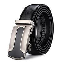 Men\'s Genuine Leather Waist Belt Fashion/Business/Dress/Casual Light Brown Belts