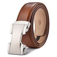 mens genuine leather waist belt fashionbusinessdresscasual light brown ...