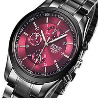 Men sports Watches Business quartz-watch Men steel band waterproof Quartz Clock Auto Date Multifunction Watches
