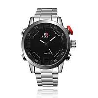 Men\'s Unisex Sport Watch Dress Watch Fashion Watch Wrist watch Quartz Water Resistant / Water Proof Alloy Band Silver