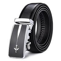 Men\'s Alloy Leather Waist Belt, Work Casual Solid Others Classic Fashion