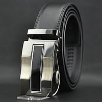 mens genuine leather waist belt fashionbusinessdresscasual black belts