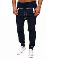 mens mid rise strenchy active pants active relaxed solid