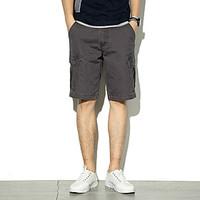 mens mid rise inelastic straight shorts pants simple relaxed straight  ...