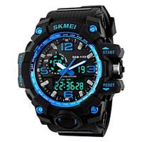 Men\'s Sport Watch Digital Watch Digital Silicone Band Black