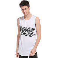 mens going out casualdaily simple street chic active summer fall tank  ...