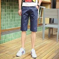 mens high rise strenchy shorts pants street chic punk gothic loose pol ...