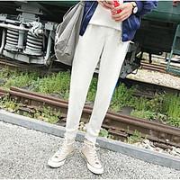 mens mid rise inelastic chinos pants simple harem striped