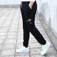 mens mid rise micro elastic chinos pants simple loose patchwork solid