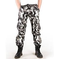 mens high rise micro elastic sweatpants pants simple straight camoufla ...