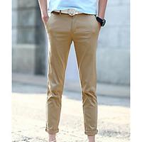 mens mid rise micro elastic skinny slim pants street chic skinny pure  ...