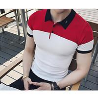 mens daily simple summer shirt solid shirt collar short sleeve cotton  ...