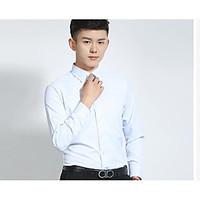 mens going out work party simple shirt striped shirt collar long sleev ...