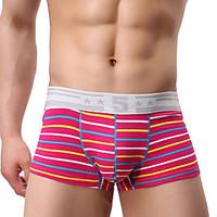 Men\'s Men Sexy Push-Up Striped Ultra Sexy Panties Boxers Underwear