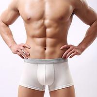 Men\'s Men Sexy Push-Up Solid Boxers Underwear