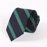 Men\'s Casual Fashion Personality Stripe Cotton Tie