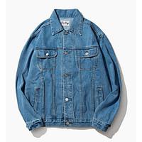 Men\'s Casual/Daily Simple Summer Denim Jacket, Solid Shirt Collar Long Sleeve Regular Linen