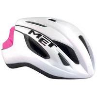 MET Strale Helmet | White/Pink - M