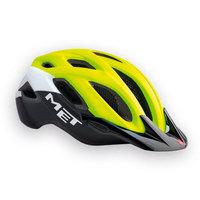 MET Crossover Road/MTB Helmet - 2017 - Safety Yellow / White / Black / XLarge