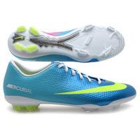 Mercurial Vapor IX Kids FG Football Boots Neptune Blue/Volt/Pink Flash