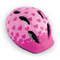 MET Super Buddy Kids Cycling Helmet - 2017 - Pink Hearts / Unisize