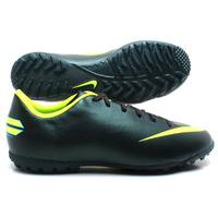 Mercurial Victory III TF Kids Football Trainers Seaweed/Volt