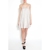 Metallic Swing Dress