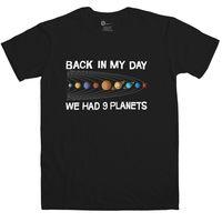 Men\'s Funny T Shirt - We Had Nine Planets