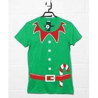 mens christmas elf t shirt