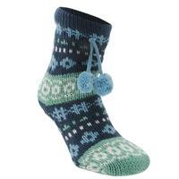 mega value one pair design slipper socks womens