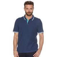 mens contrast trim classic fit polo shirt short sleeves 100 cotton dar ...