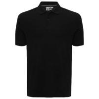 mens short sleeve basic 100 cotton polo shirt casual t shirt black