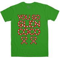 mens funny christmas t shirt you go glen coco