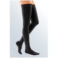 Medi Duomed Soft Class 2 Thigh Hold Up Compression Stockings Black Large Open Toe