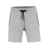 mens grey salt and pepper jersey shorts grey