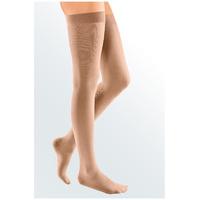 Mediven Elegance Class 1 Thigh Compression Stockings with Lace Topband Beige VI Regular Petite Closed Toe