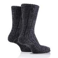 Mens Jeep Cable Knit Socks