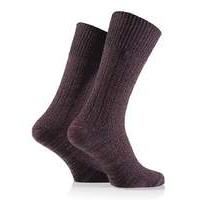 Mens Jeep Textured Yarn Socks